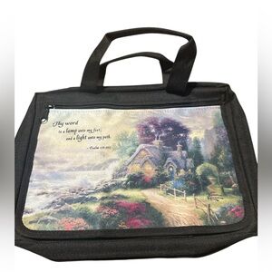 Gregg USA Book/Bible Cover The Garden of Prayer by Thomas Kinkade Image